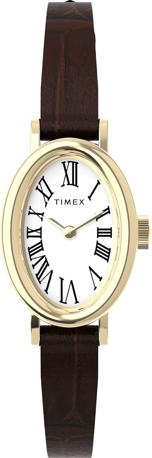 Timex Women's Cavatina Watch - TPearl Dial Gold-Tone Case