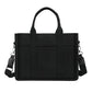 FIORETTO Canvas Tote Bag for Women with Zipper Closure & Individual Compartments for Work College for Teacher & Nurse