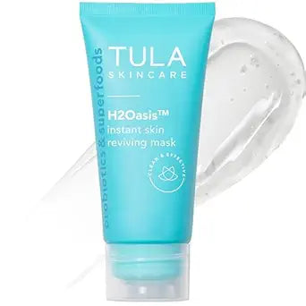 TULA Skin Care H2Oasis Instant Skin Reviving Mask - Hydrating Face Mask, Plumps and Energizes Tired Dehydrated Skin