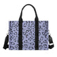 FIORETTO Canvas Tote Bag for Women with Zipper Closure & Individual Compartments for Work College for Teacher & Nurse