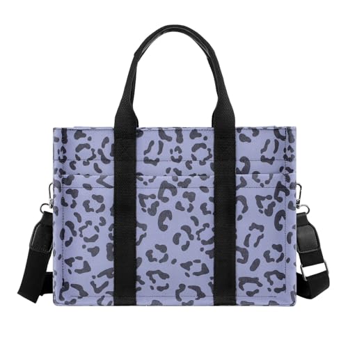 FIORETTO Canvas Tote Bag for Women with Zipper Closure & Individual Compartments for Work College for Teacher & Nurse