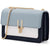 Color-Block Crossbody Bags for Women Leather Cross Body Purses Cute Designer Handbags Shoulder Bag Medium Size