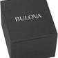 Bulova Men's 3-Hand Quartz Watch with Diamond Dial and Edge to Edge Crystal