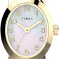 Timex Women's Cavatina Watch - TPearl Dial Gold-Tone Case
