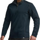CQR Men's Thermal Fleece Quarter Zip Sweater, Outdoor Lightweight Long Sleeve Pullover, Casual Mock Neck Polo Sweaters