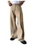 Verdusa Men's Wide Leg Pants Business Casual Dress Pants with Pockets