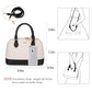 LOVEVOOK Purse for Women Small Crossbody Bags Classic Double Zip Top Handle Dome Satchel Bag