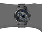 GUESS Men's Stainless Steel Gunmetal Chronograph Bracelet Watch