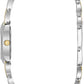 Bulova Ladies' Classic Two-Tone Stainless Steel 3-Hand Quartz, White Patterned Dial Style: 98V02