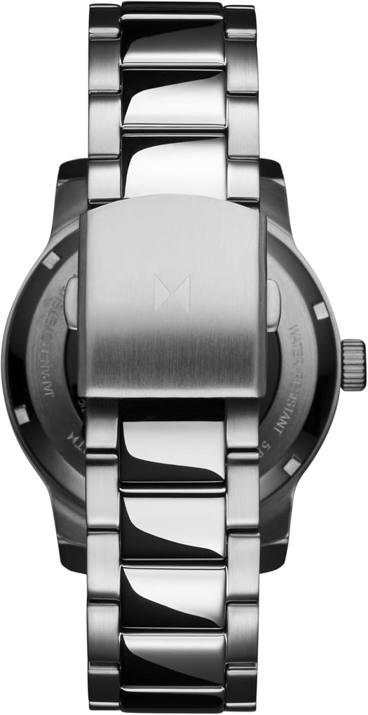 MVMT Classic II Men's 3 Hand Automatic Watch, Stainless Steel Water Resistant up to 5ATM/50 Meters - Everyday Sport Wear for Him - 42mm