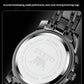 OLEVS Watches Men Waterproof Luxury Big Face Mens Watch Stainless Steel Quartz Analog Dress Watches for Men Luminous Multifunction Man Watch Relojes De Hombre