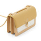 Color-Block Crossbody Bags for Women Leather Cross Body Purses Cute Designer Handbags Shoulder Bag Medium Size