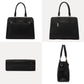 LOVEVOOK Purses and Handbags for Women, Tote Shoulder Bag Satchel Black Purse and PU Leather Top Handle for ladies