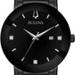 Bulova Men's 3-Hand Quartz Watch with Diamond Dial and Edge to Edge Crystal