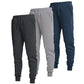Ultra Performance 3 Pack Fleece Active Tech Joggers for Men, Mens Sweatpants with Zipper Pockets