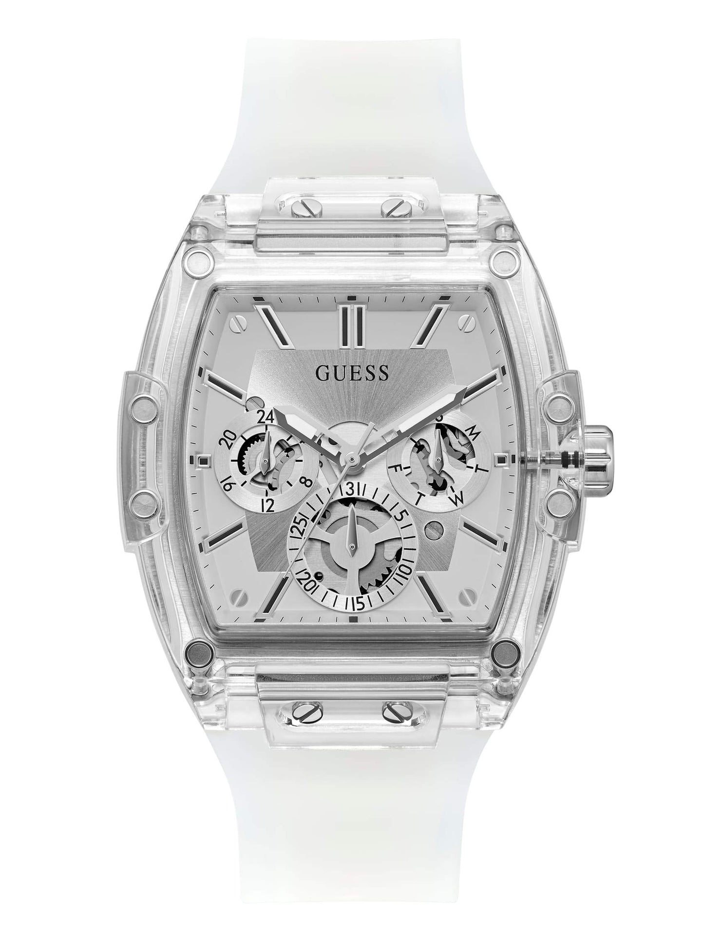 GUESS Men's Trend Tonneau 43mm Watch