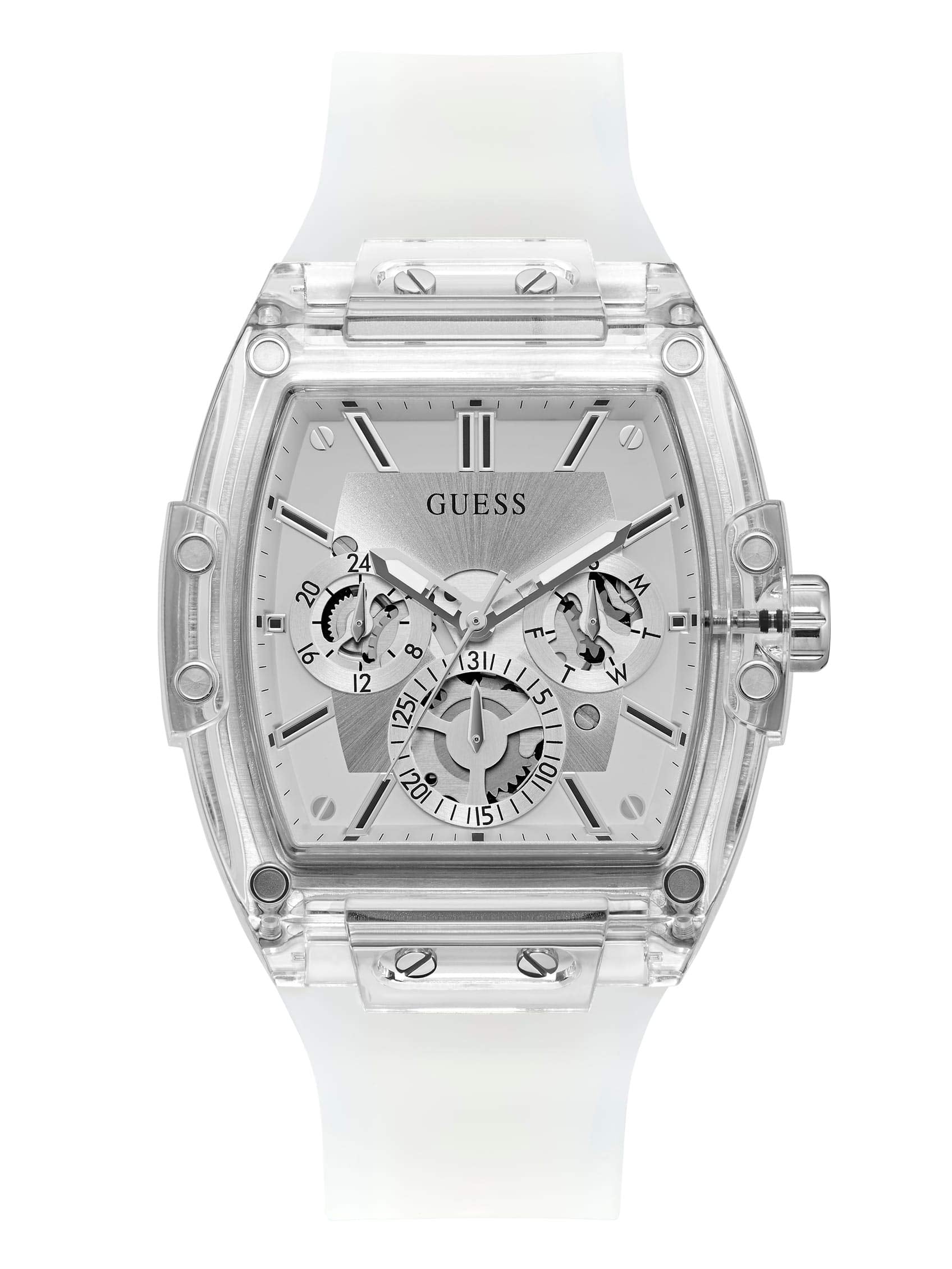 GUESS Men's Trend Tonneau 43mm Watch