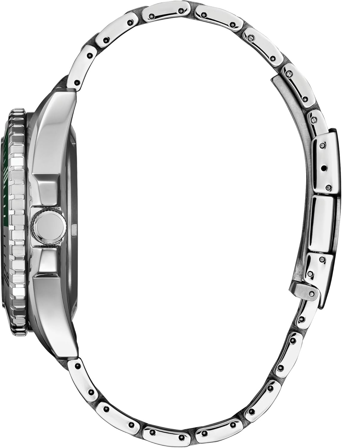 Citizen Men's Automatic Stainless Steel Watch, Silver-Tone Bracelet, Black Dial, 3 Hand Day/Date. (Model: NH7531-50E)