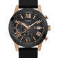 GUESS Men's Stainless Steel Gunmetal Chronograph Bracelet Watch