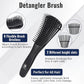BRUSHZOO Hair Brush Set for Women, Men, and Kids - Detangling Brushes for Curly and Natural 3/4abc Hair, Wide Tooth Comb