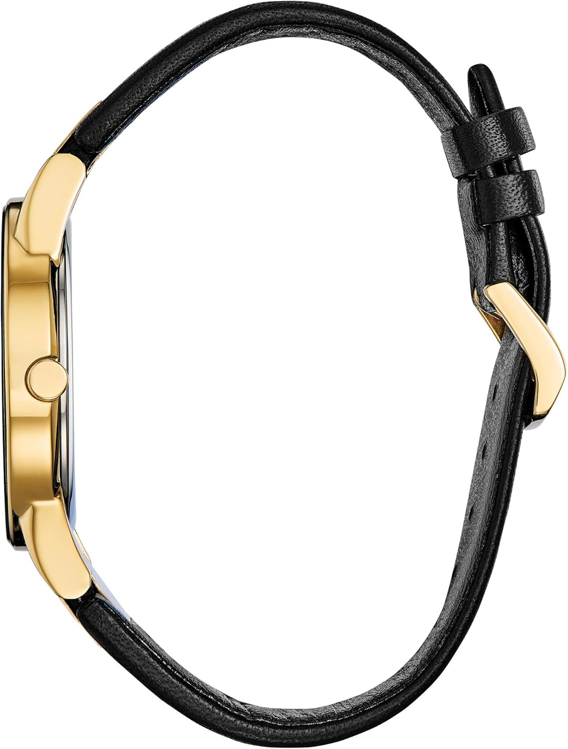 Citizen Men's Eco-Drive Modern Eco Axiom Watch, Black Leather Strap, Black Dial, 2 Hand, Date (Model: AU1062-05E)