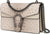 MYHOZEE Crossbody Bags for Women - Snake Printed Clutch Purses Leather Chain Shoulder Bags Evening Handbags