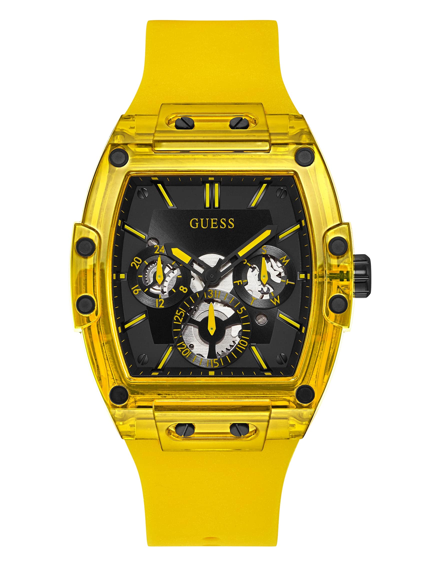 GUESS Men's Trend Tonneau 43mm Watch