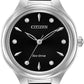 Citizen Eco-Drive Corso Womens Watch, Stainless Steel, Diamond