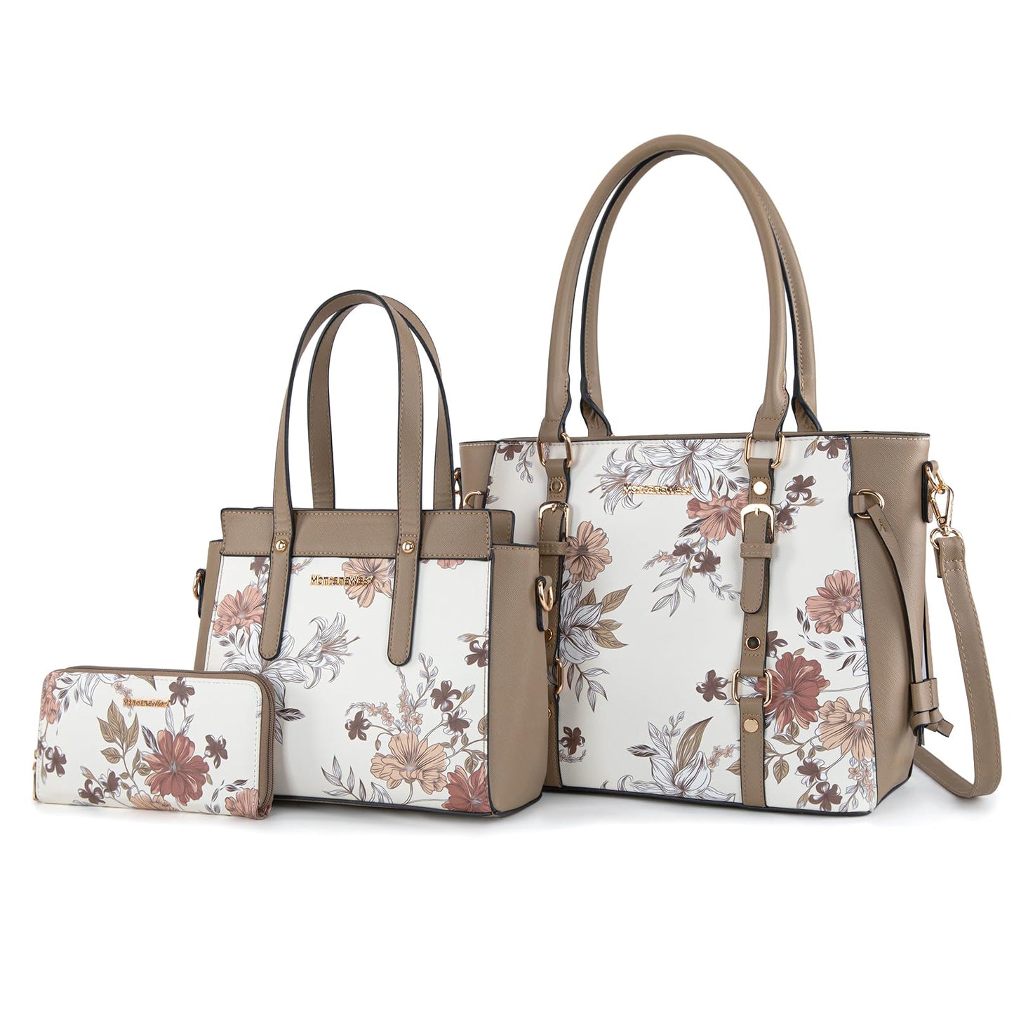 Montana West 3PCS Purses for Women Tote Bag and Wallet Set Shoulder Satchel Handbags