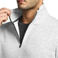 CQR Men's Thermal Fleece Quarter Zip Sweater, Outdoor Lightweight Long Sleeve Pullover, Casual Mock Neck Polo Sweaters