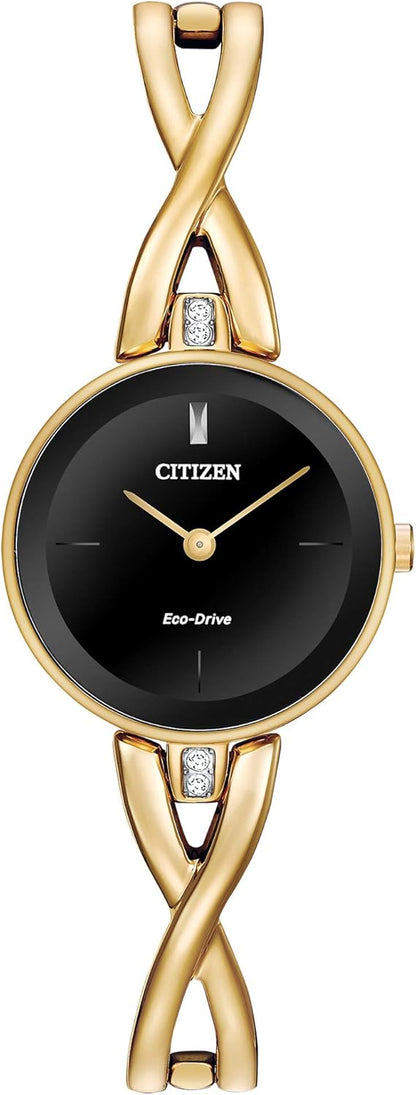 Citizen Eco-Drive Axiom Womens Watch, Stainless Steel, Crystal