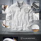 CQR Men's Thermal Fleece Quarter Zip Sweater, Outdoor Lightweight Long Sleeve Pullover, Casual Mock Neck Polo Sweaters