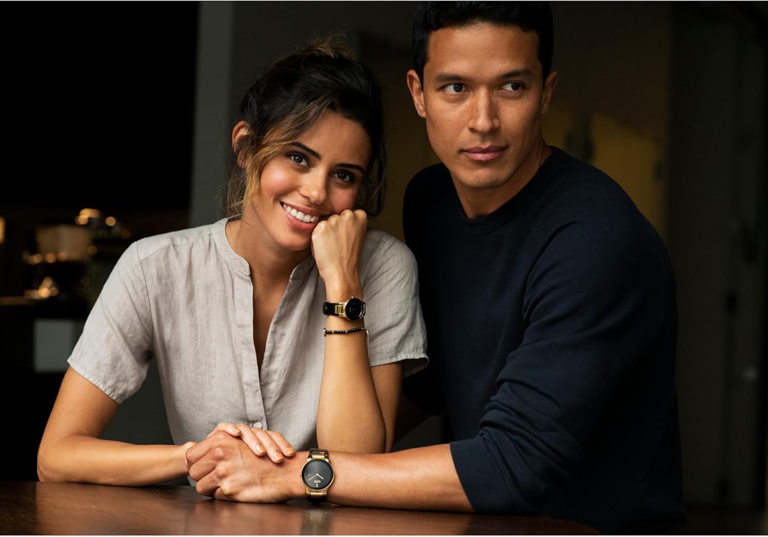 Citizen Men's Eco-Drive Modern Eco Axiom Watch, Black Leather Strap, Black Dial, 2 Hand, Date (Model: AU1062-05E)