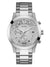 GUESS Men's Stainless Steel Gunmetal Chronograph Bracelet Watch