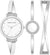 Anne Klein Women's Premium Crystal Accented Watch and Bangle Set