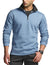 CQR Men's Thermal Fleece Quarter Zip Sweater, Outdoor Lightweight Long Sleeve Pullover, Casual Mock Neck Polo Sweaters