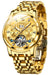 OLEVS Automatic Gold Watches for Men Luxury Classic Stainless Steel Calendar Luminous Waterproof Watches for Men