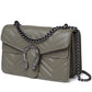 MYHOZEE Crossbody Bags for Women - Snake Printed Clutch Purses Leather Chain Shoulder Bags Evening Handbags