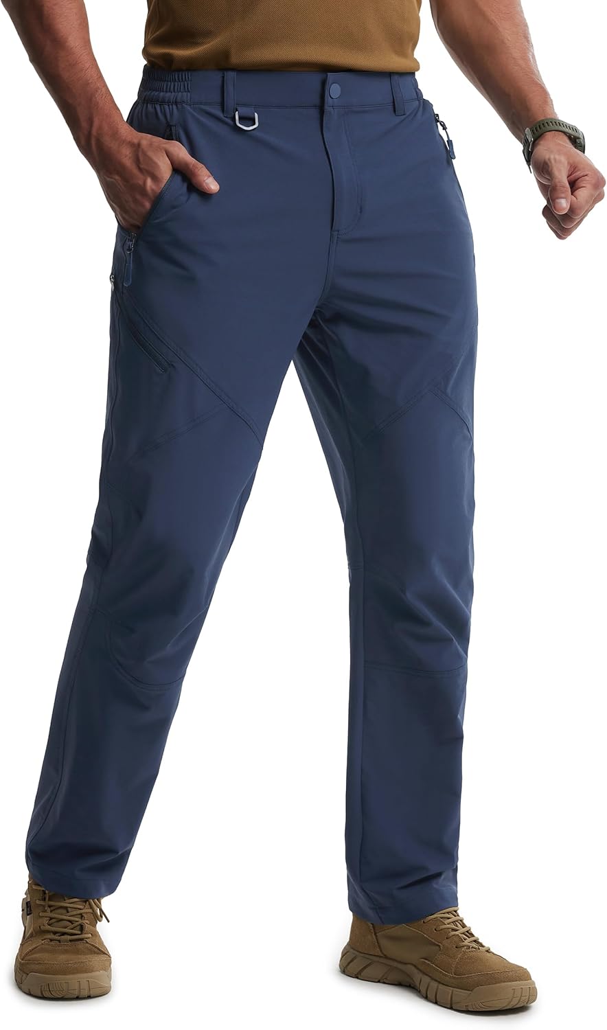 Libin Mens Hiking Pants Lightweight Tactical Cargo Pants Quick Dry Water Resistant Stretchy Straight Leg Travel Trousers