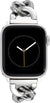 Anne Klein Fashion Chain Bracelet for Apple Watch, Secure, Adjustable, Apple Watch Replacement Band, Fits Most Wrists