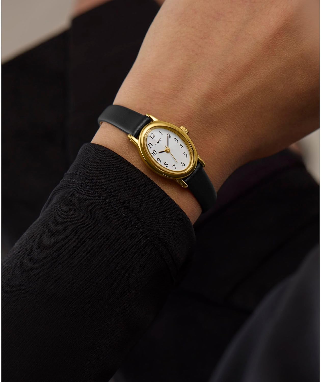 Timex Women's Cavatina Watch - TPearl Dial Gold-Tone Case