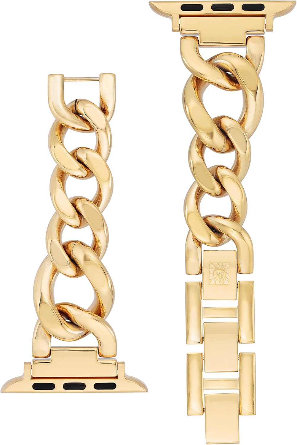 Anne Klein Fashion Chain Bracelet for Apple Watch, Secure, Adjustable, Apple Watch Replacement Band, Fits Most Wrists