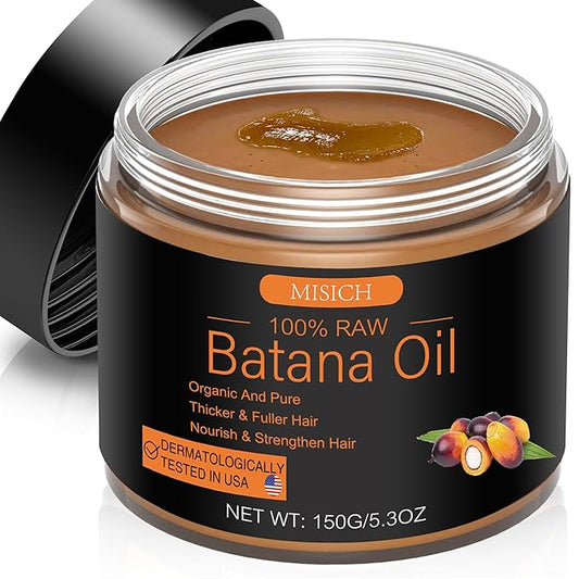 Raw Batana Oil for Hair Growth, 100% Natural Pure Dr. Sebi Botana Oil from Honduras