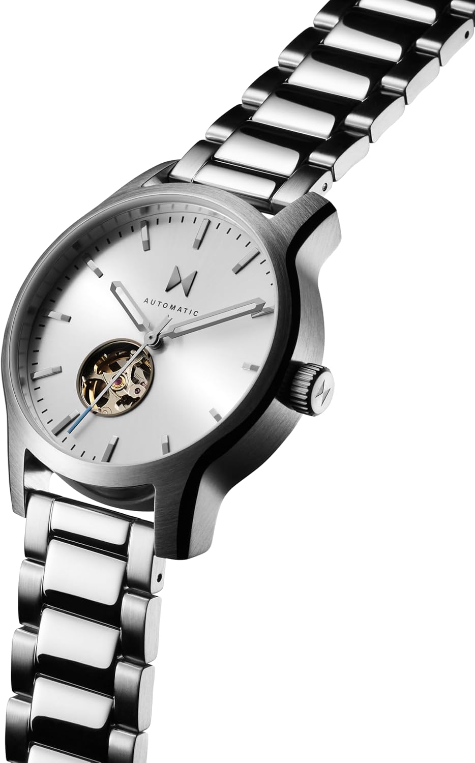 MVMT Classic II Men's 3 Hand Automatic Watch, Stainless Steel Water Resistant up to 5ATM/50 Meters - Everyday Sport Wear for Him - 42mm