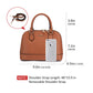 LOVEVOOK Purse for Women Small Crossbody Bags Classic Double Zip Top Handle Dome Satchel Bag