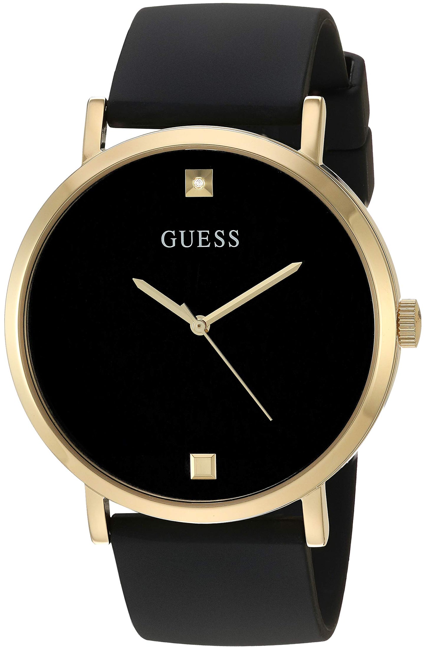 GUESS Stainless Steel Genuine Diamond Dial Watch