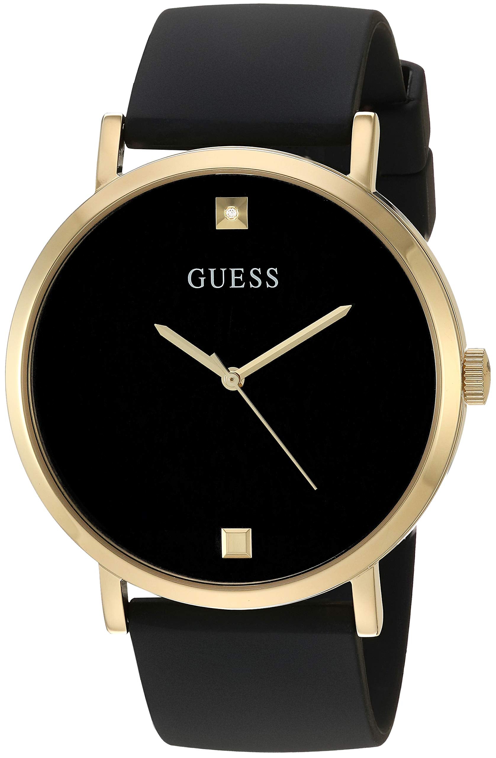 GUESS Stainless Steel Genuine Diamond Dial Watch