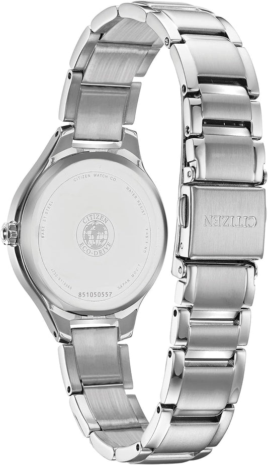 Citizen Eco-Drive Corso Womens Watch, Stainless Steel, Diamond