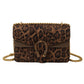 MYHOZEE Crossbody Bags for Women - Snake Printed Clutch Purses Leather Chain Shoulder Bags Evening Handbags