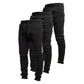Ultra Performance 3 Pack Fleece Active Tech Joggers for Men, Mens Sweatpants with Zipper Pockets